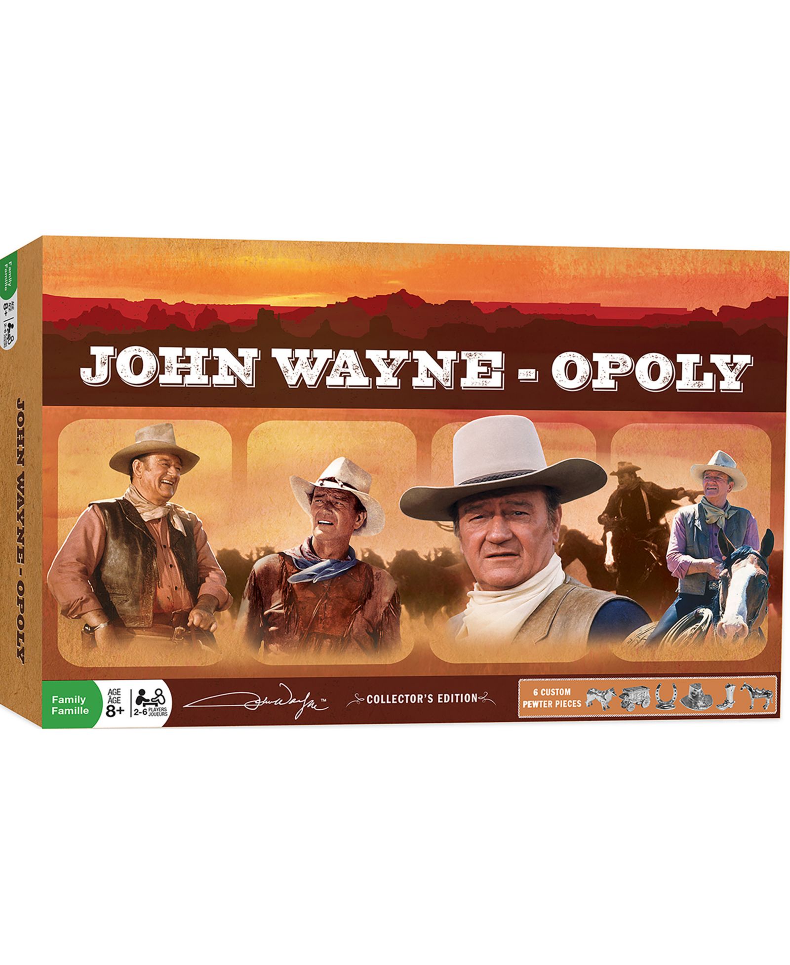 Коллекционный набор игр MasterPieces Puzzle Company John Wayne-Opoly