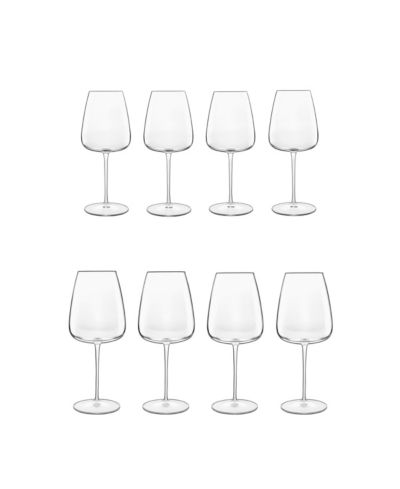 Luigi Bormioli Talismano 8-pc Stemware Set - 4 Red & 4 White