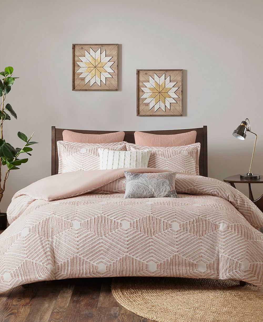 INK+IVY Ellipse Jacquard 3-Pc. Comforter Set, King/California King