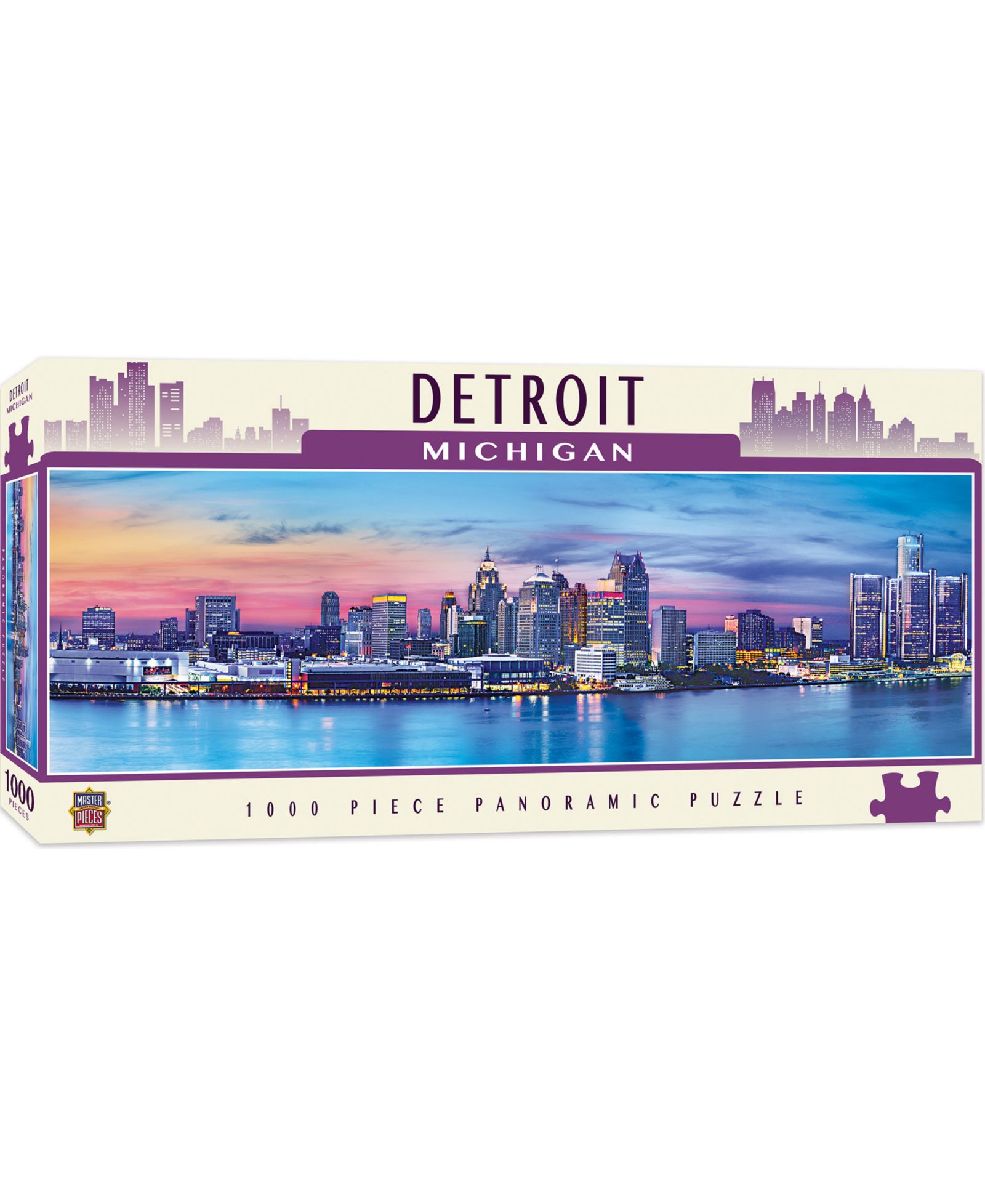 MasterPieces Detroit Панорамный пазл на 1000 деталей для взрослых