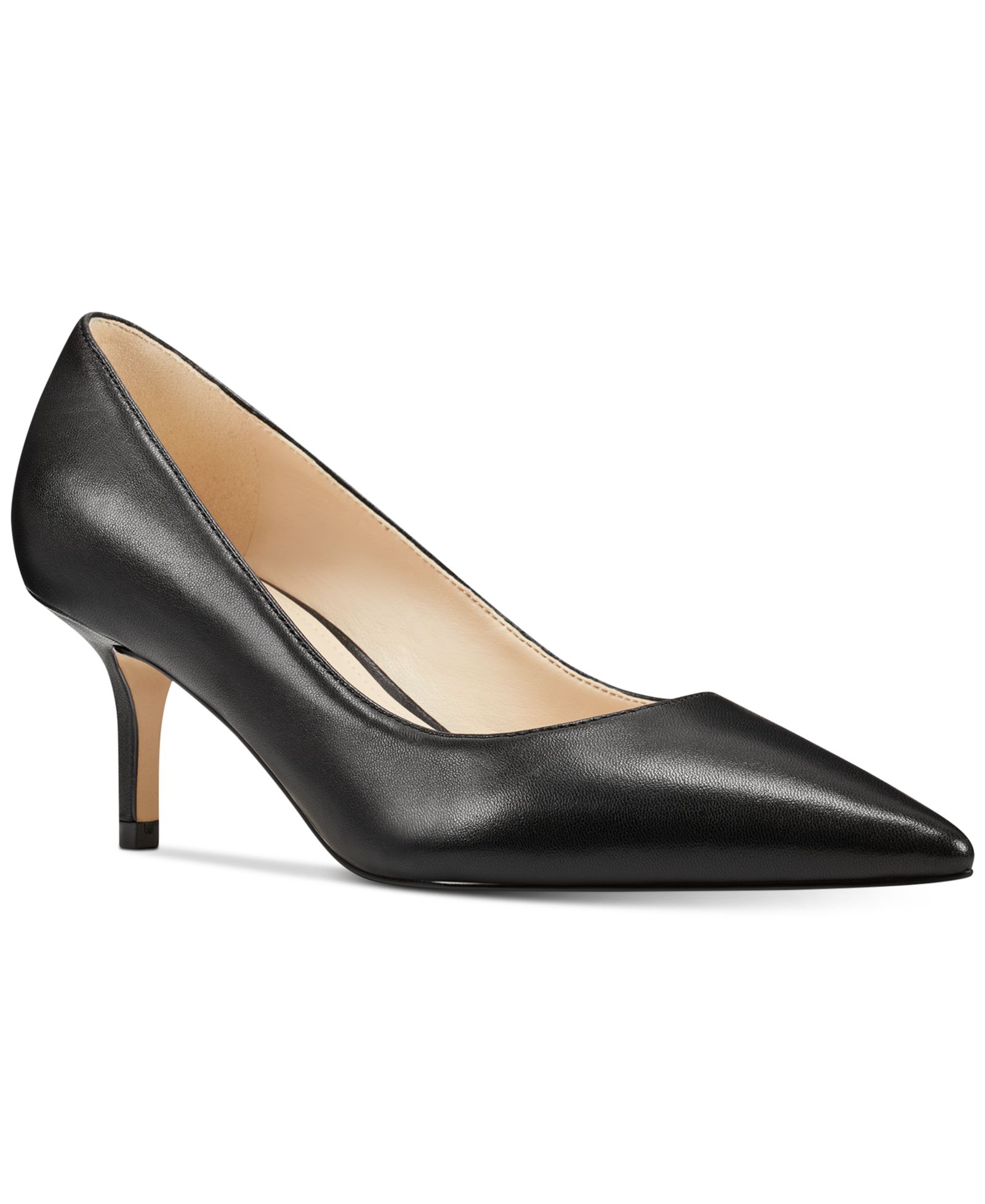 Nine West Women's Arlene Pointed Toe Kitten Heel Pumps