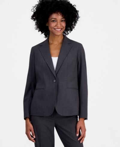 Блейзер Anne Klein Single-Button Notched-Lapel