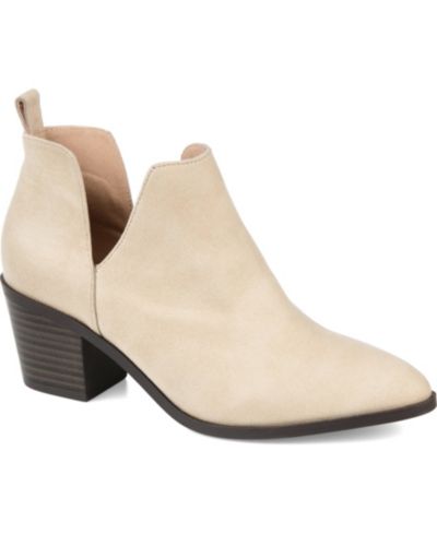 Journee Collection Женские ботильоны Lola Cut Out Stacked Heel