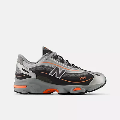 SILVER METALLIC with TANGERINE HEAT