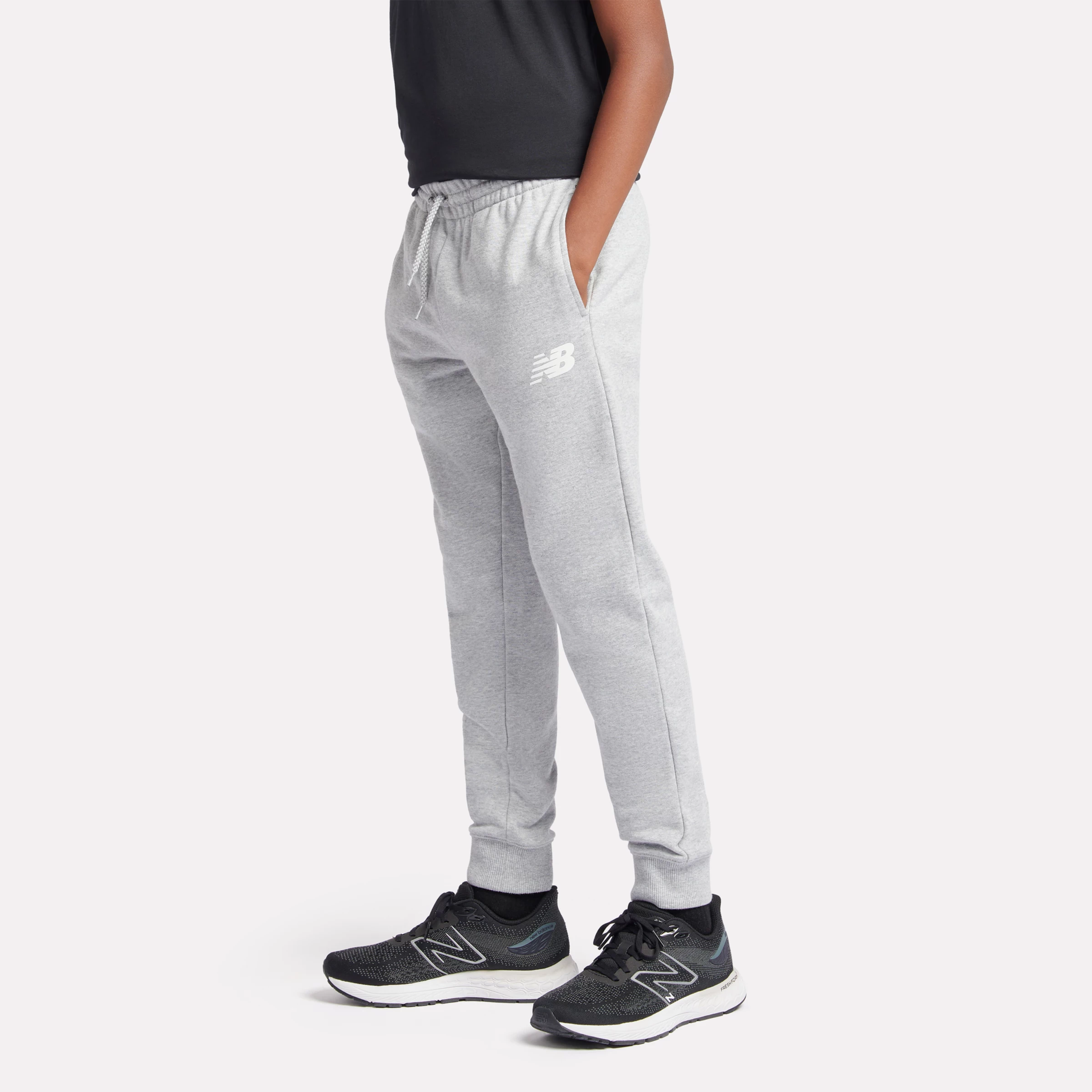Джоггеры New Balance French Terry Stacked Logo
