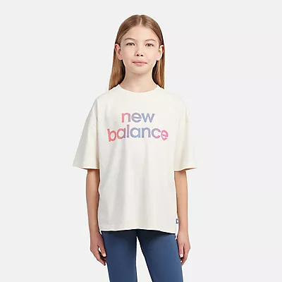 Футболка с градиентным принтом New Balance