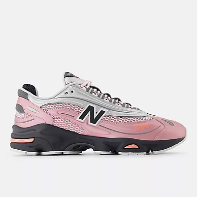 Pink Taffy with Silver Metallic and Urgent Red