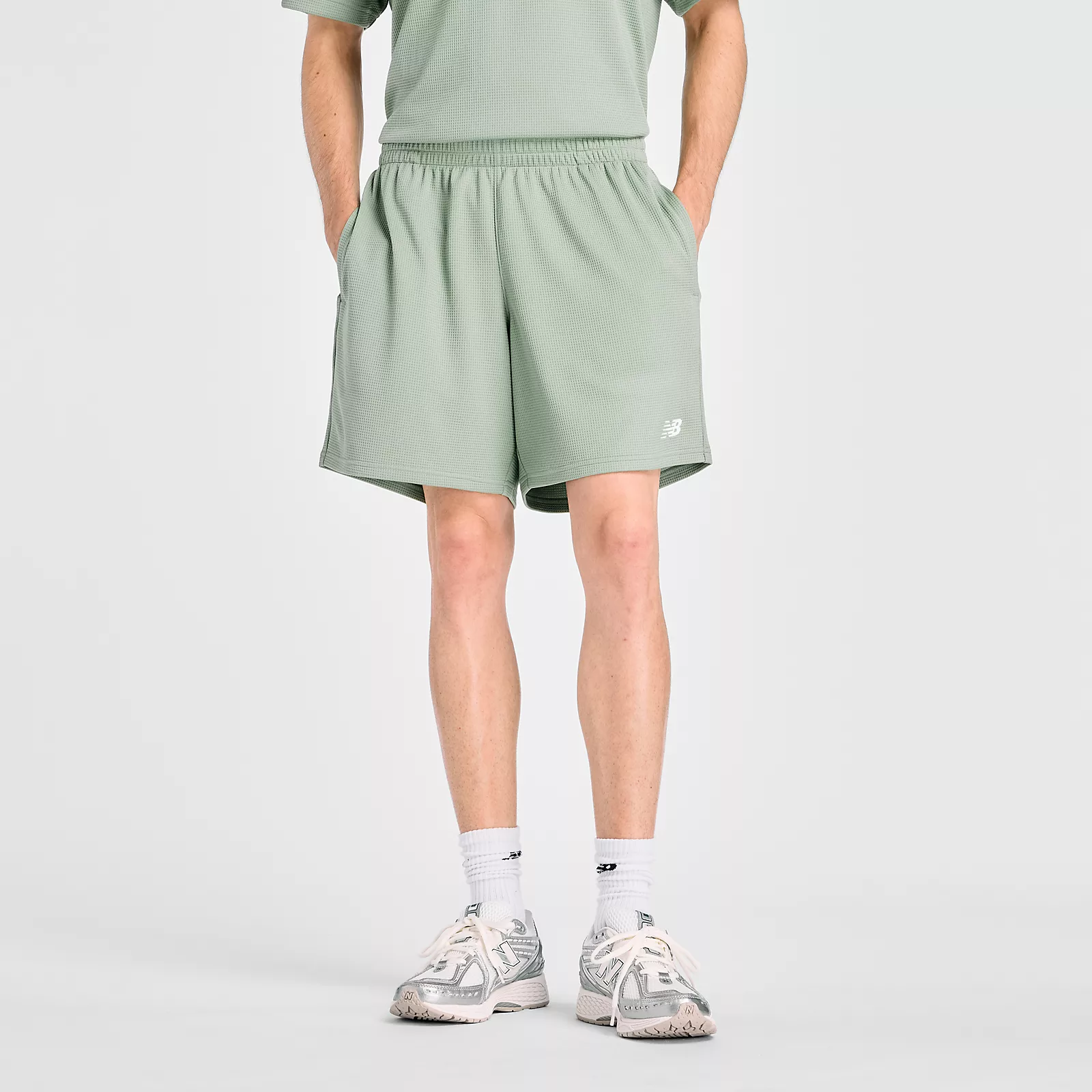 Textured Check Short