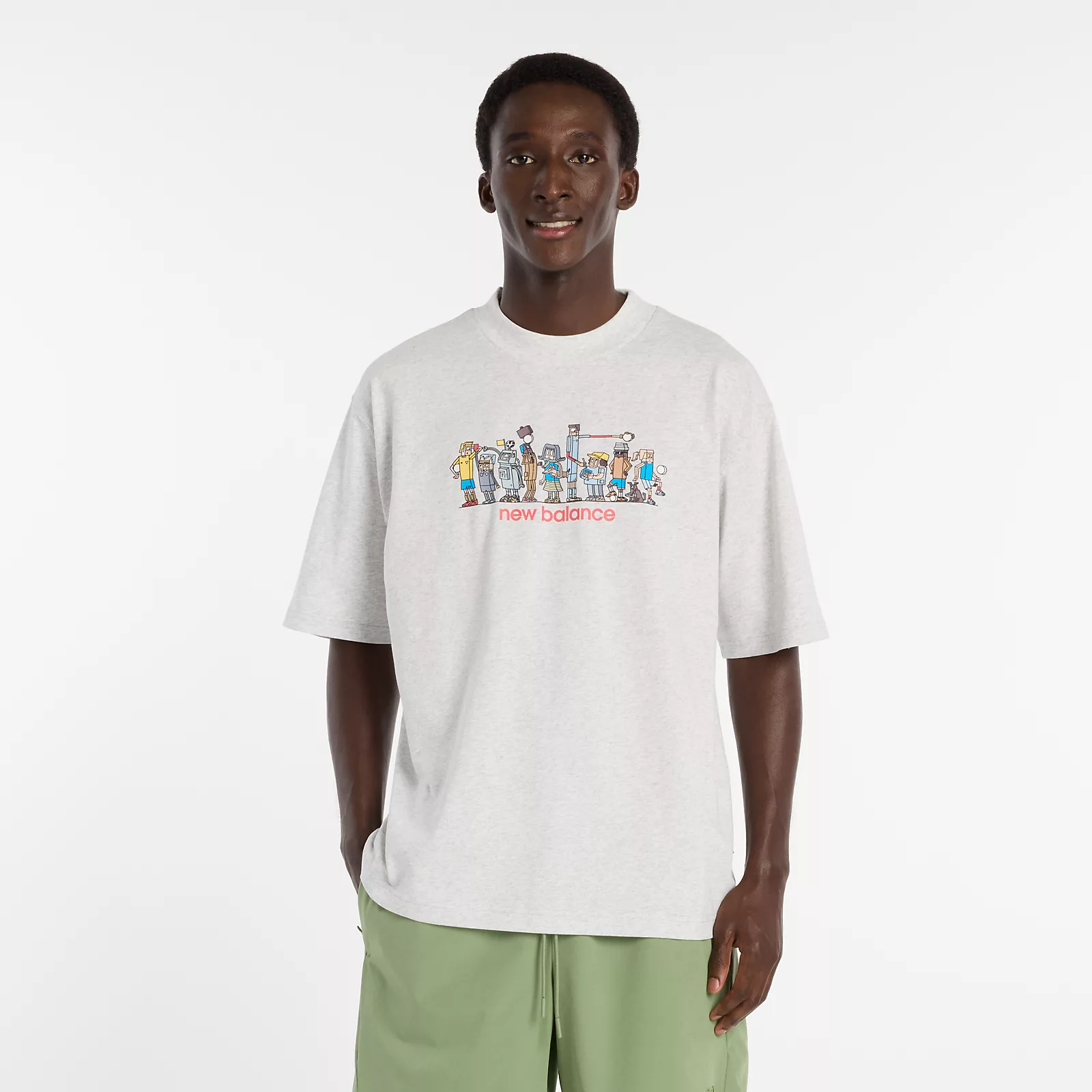 Ghica Line Up Oversized T-shirt