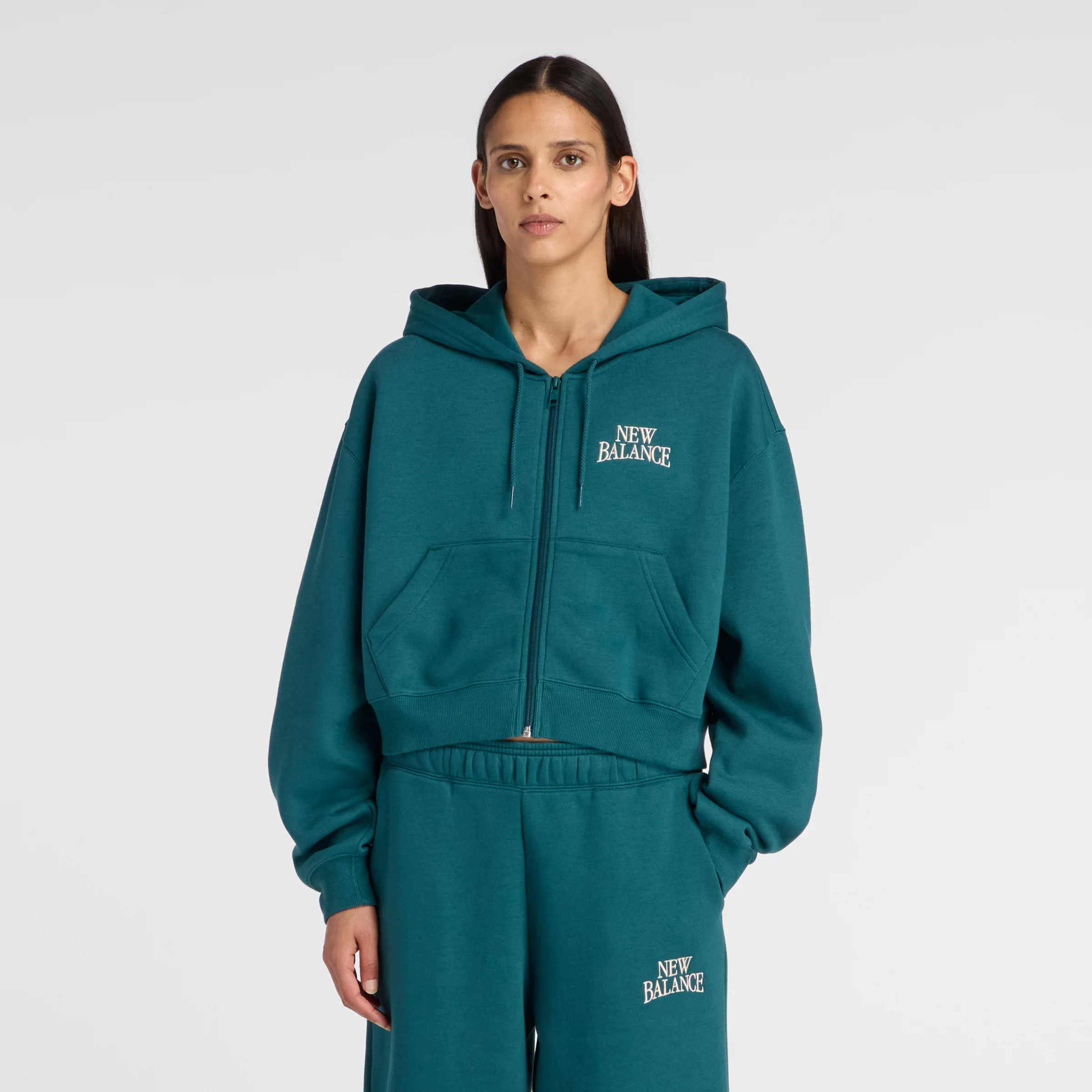 Флисовая толстовка New Balance Trackside Full Zip