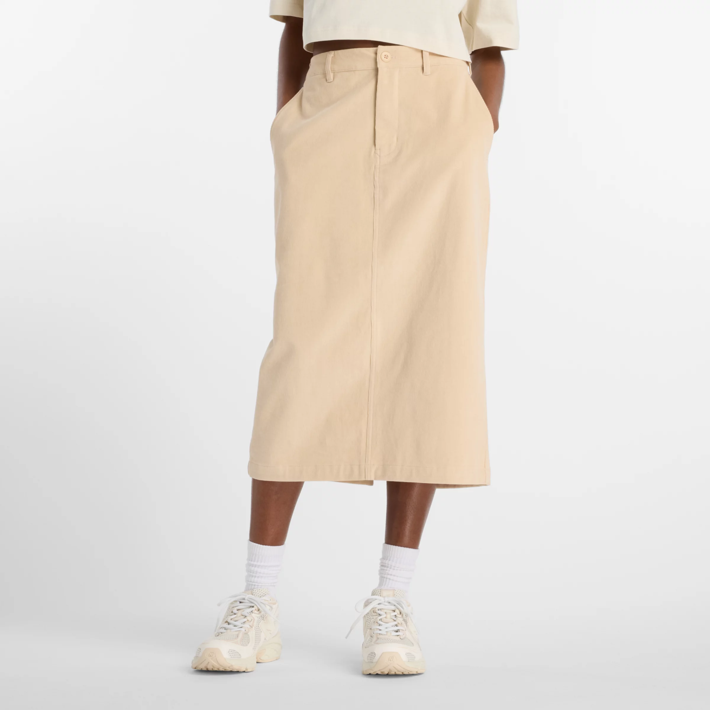 Юбка Midi Stretch Corduroy