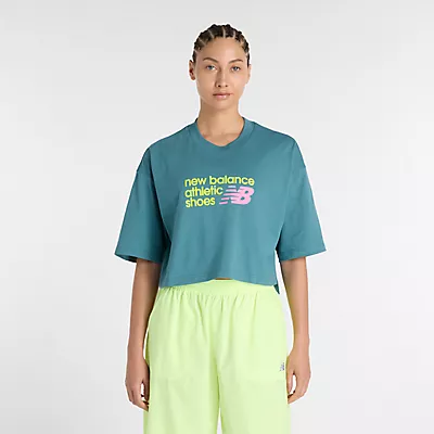 Футболка Athletics Premium Chest Logo Cropped