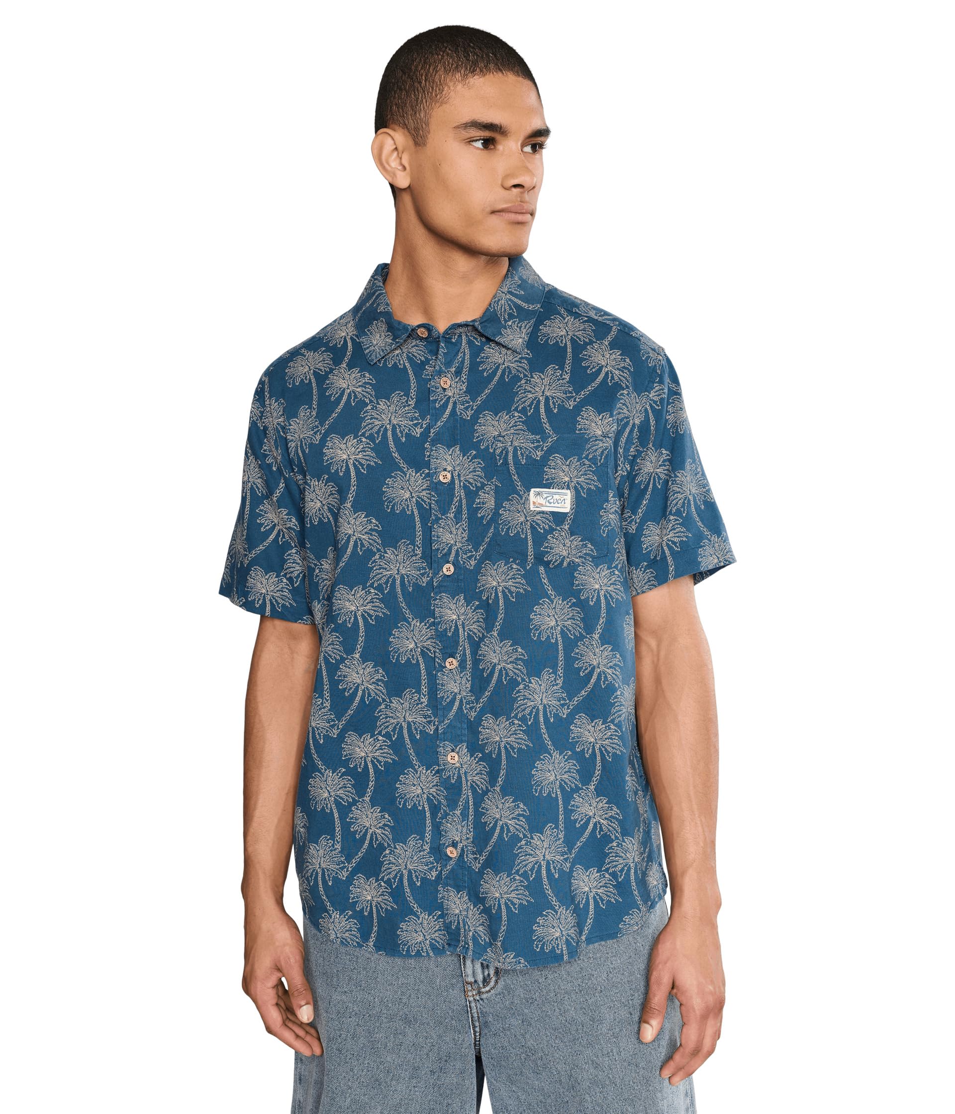 Мужская рубашка RVCA Exotica Short Sleeve