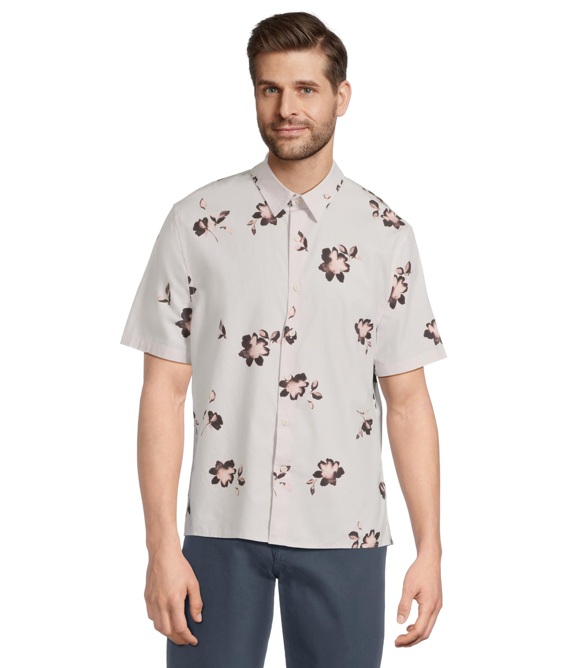 Cascading Floral Short Sleeve