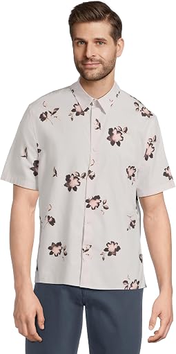 Cascading Floral Short Sleeve