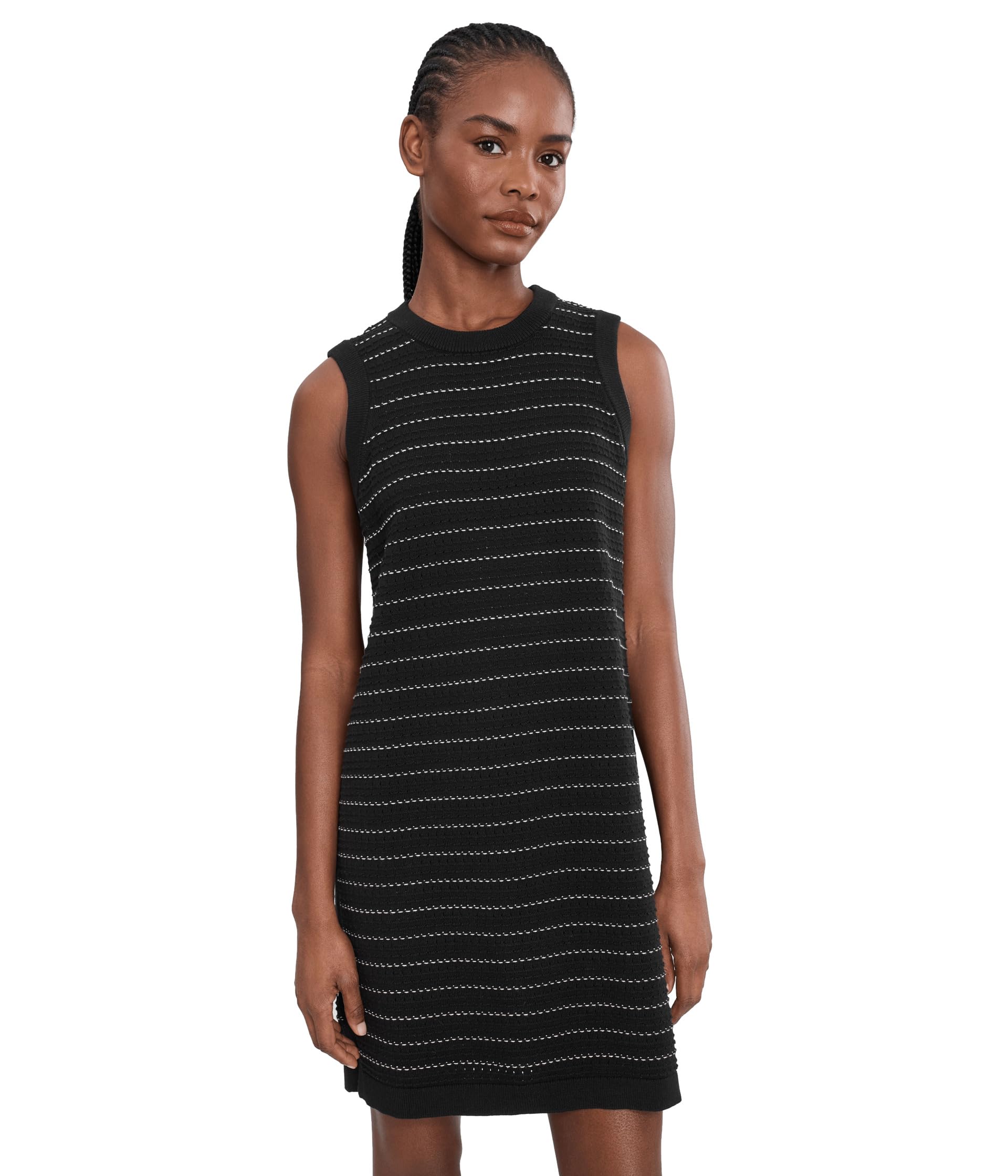 Mindy Contrast Stitch Knit Dress