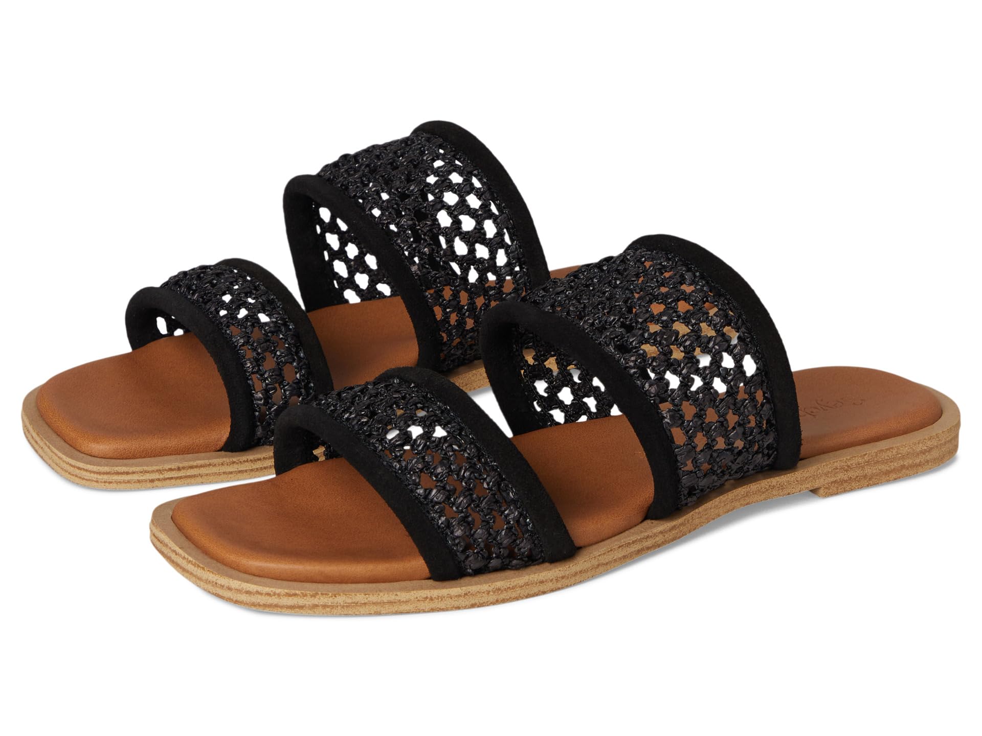 Water Lilly Suede Slide Sandal