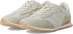 Silver Fabric/Faux Leather