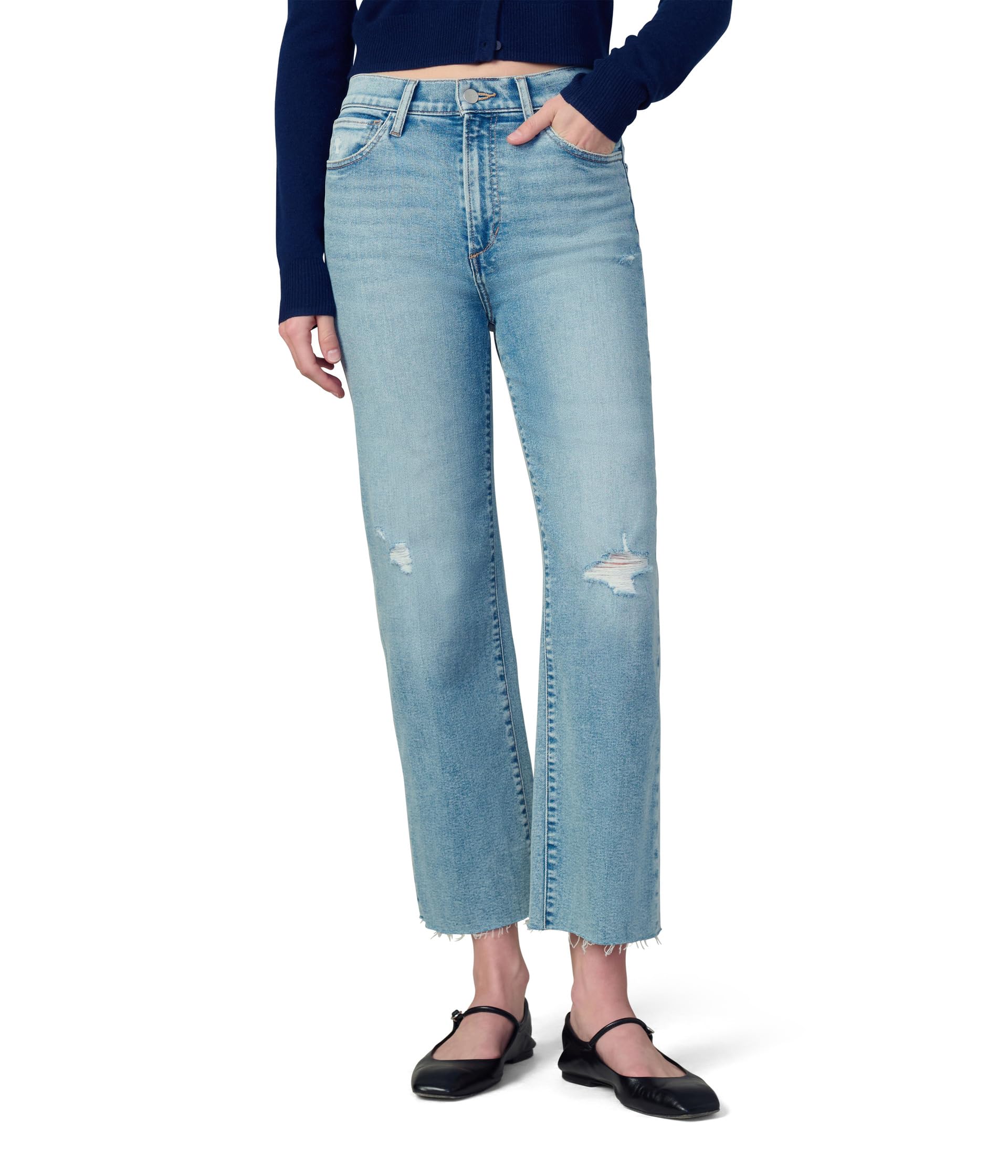 The Blake Cropped Wide Leg With Cut Hem