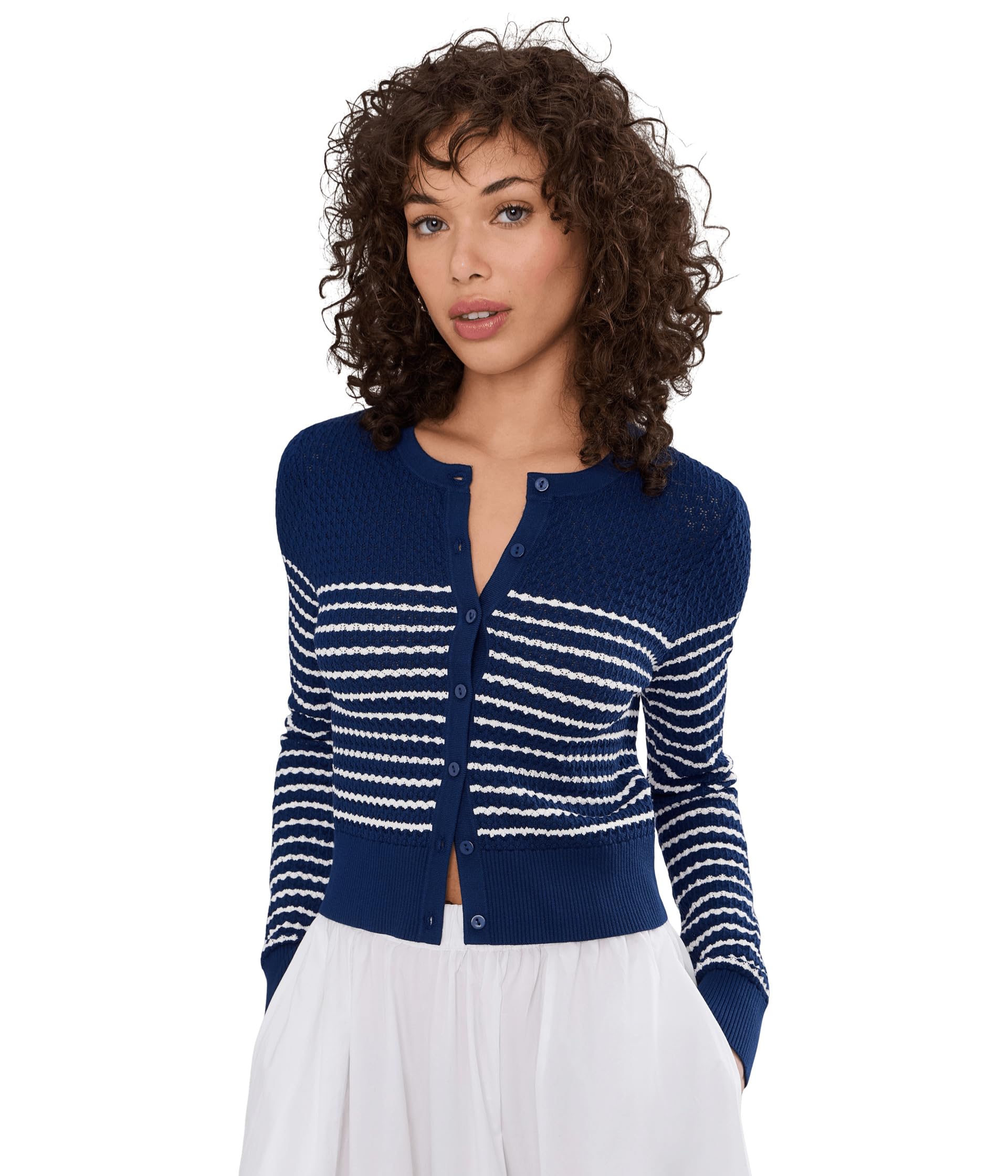 The Pointelle Dani Cardigan