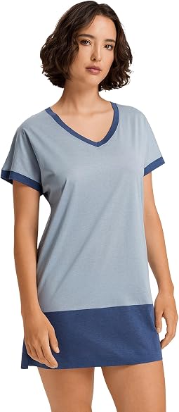 Laura Short Sleeve Big Shirt Nightgown