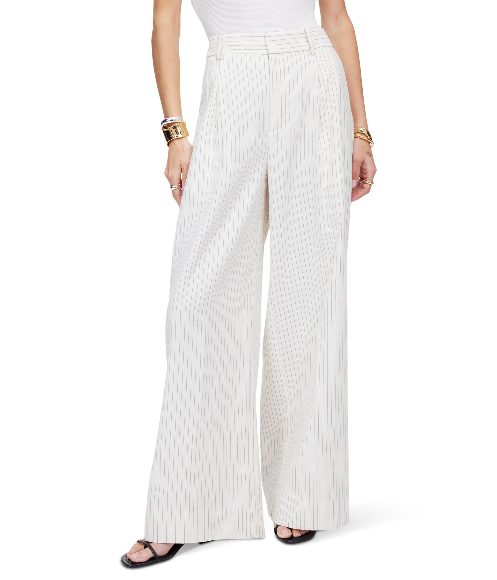 Брюки Superwide Harlow Pinstripe Женский
