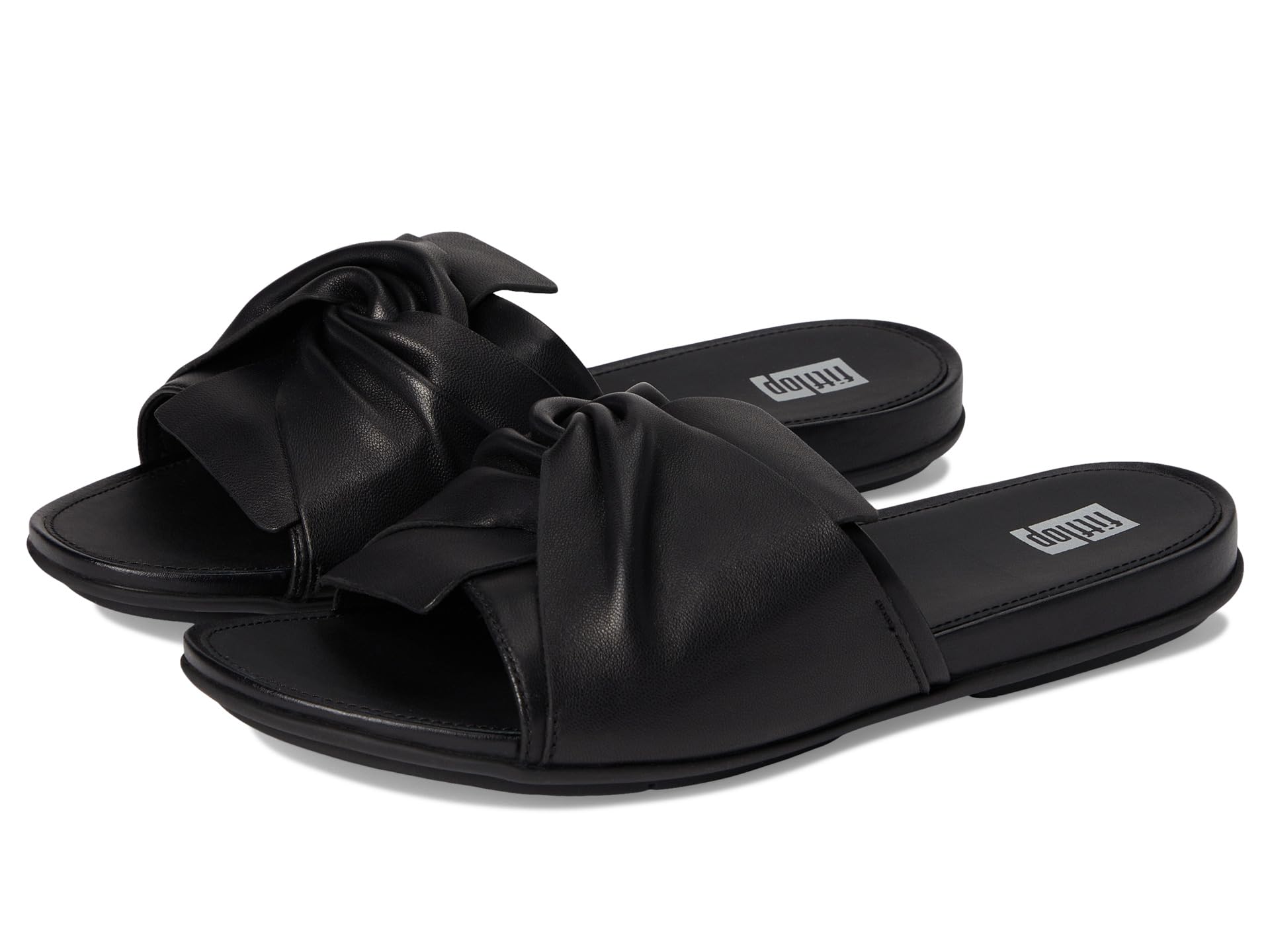 Gracie Soft-Twist Leather Slides