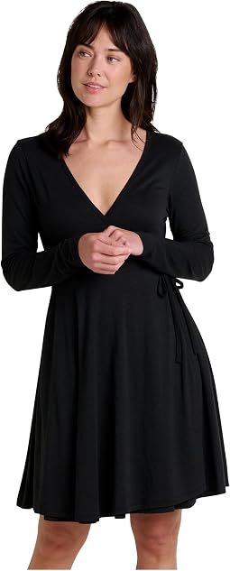 Freesia Wrap Long Sleeve Dress