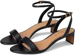 Lylah Kitten Heel Ankle Strap Sandals