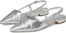Agnes Bunched Toe Slingback Flat Mules