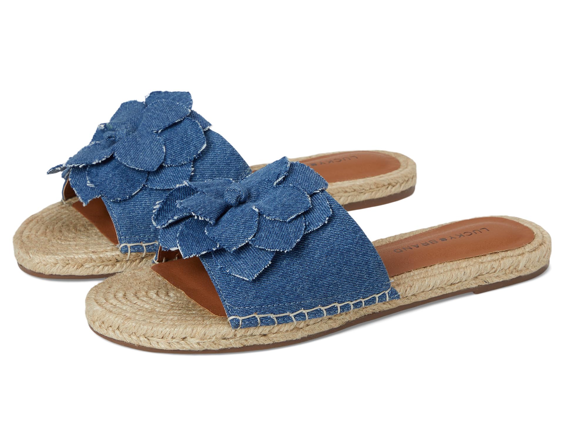 Biricha Floral Flat Sandals