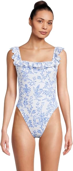 Aemma Ruffle слитный купальник