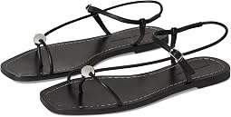 Lara Strappy Flat Sandals With Ball