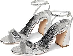 Malia Curved Heel Simple Sandals With Ankle Wrap
