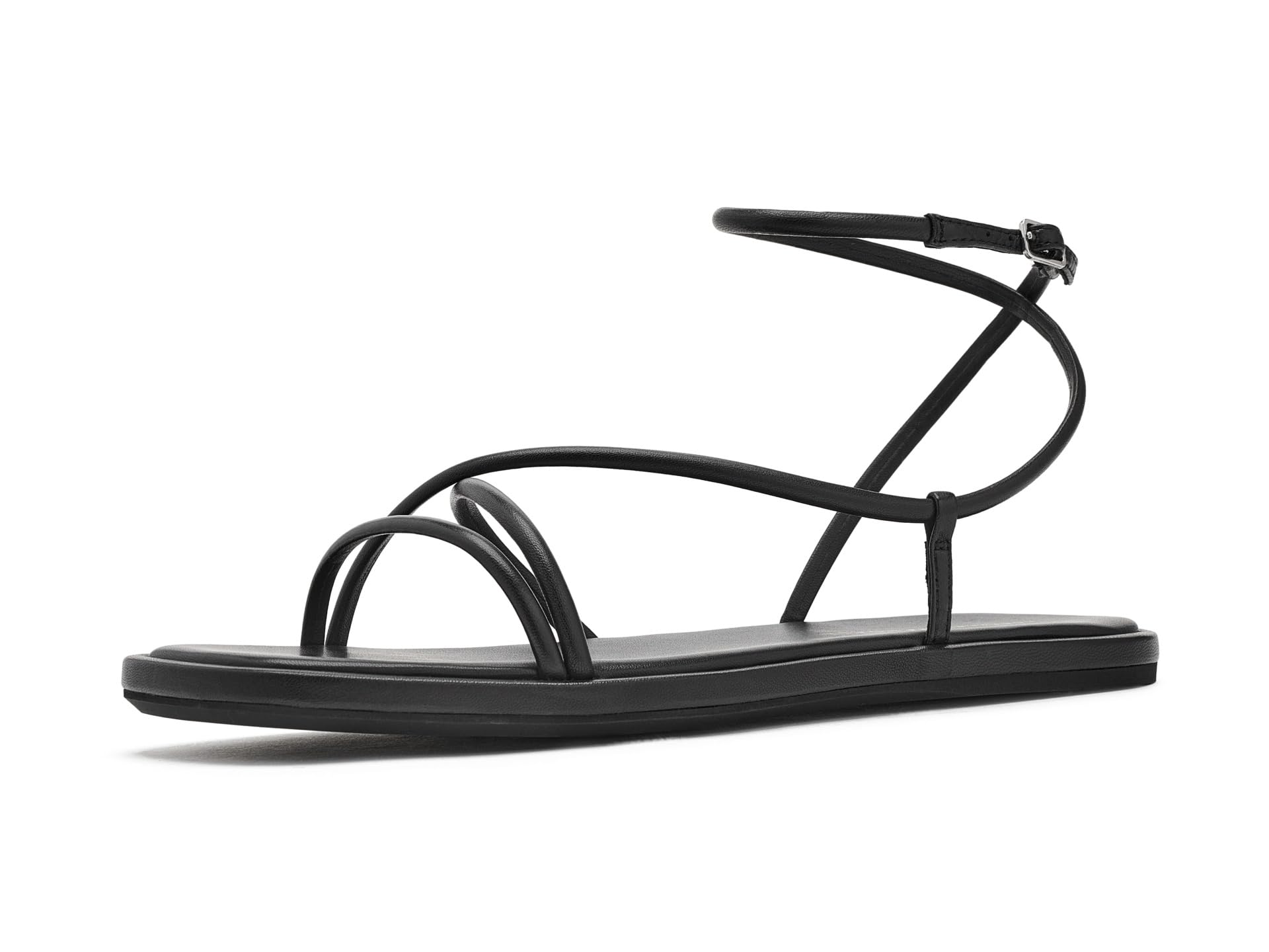 Noor Strappy Ankle Wrap Flat Sandals