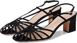 Priscilla Lattice Slingback Mid Heel Sandals
