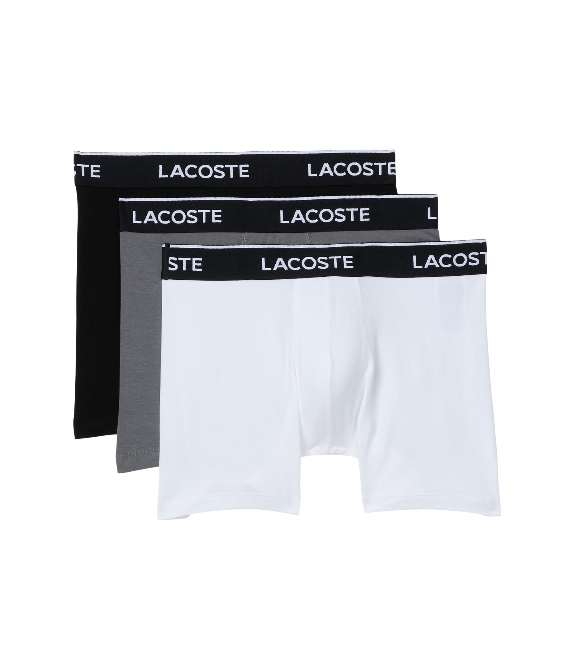 Cotton Stretch Essentials Boxer Briefs 3-Pack
