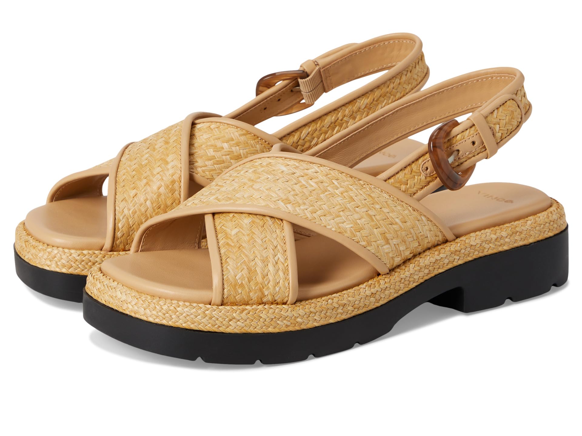 Сандалии Helena Raffia Slingback