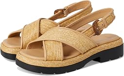 Сандалии Helena Raffia Slingback