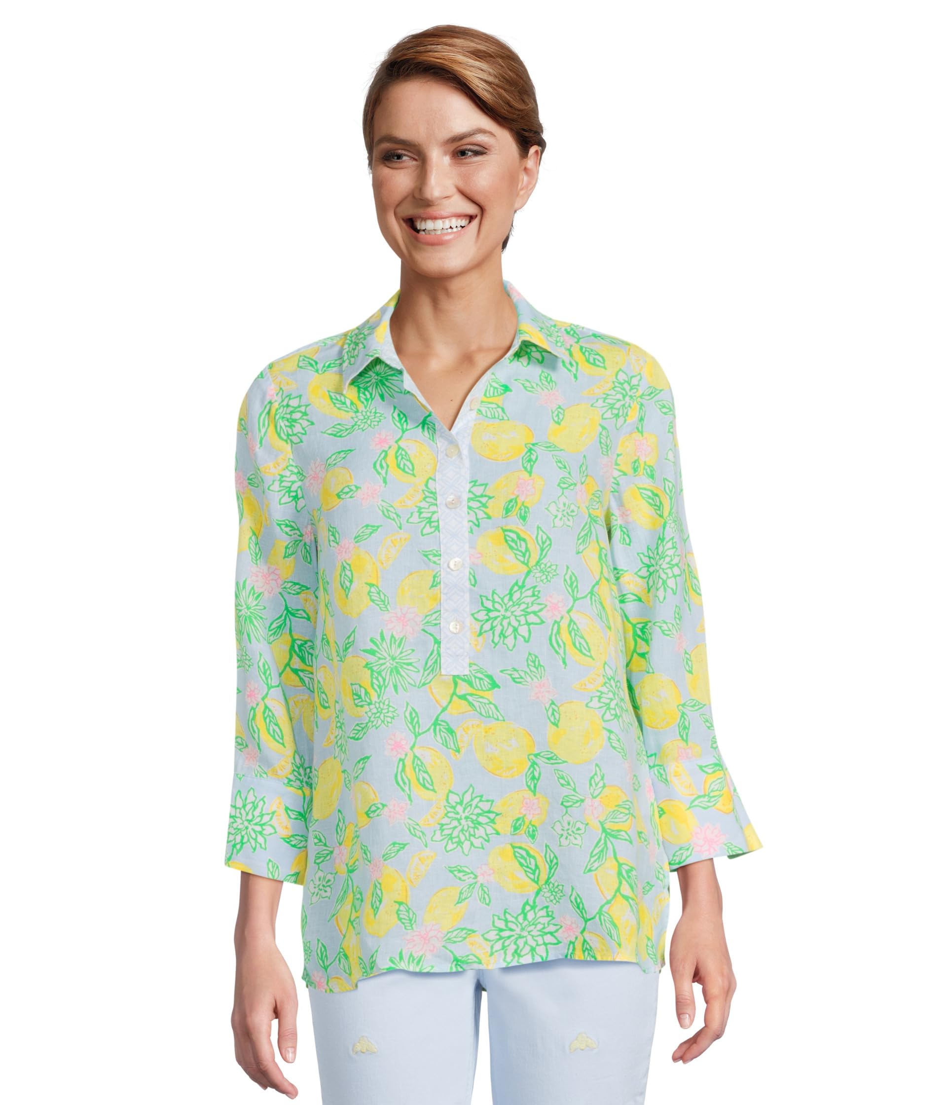 Riverlyn Pieced Print Tunic
