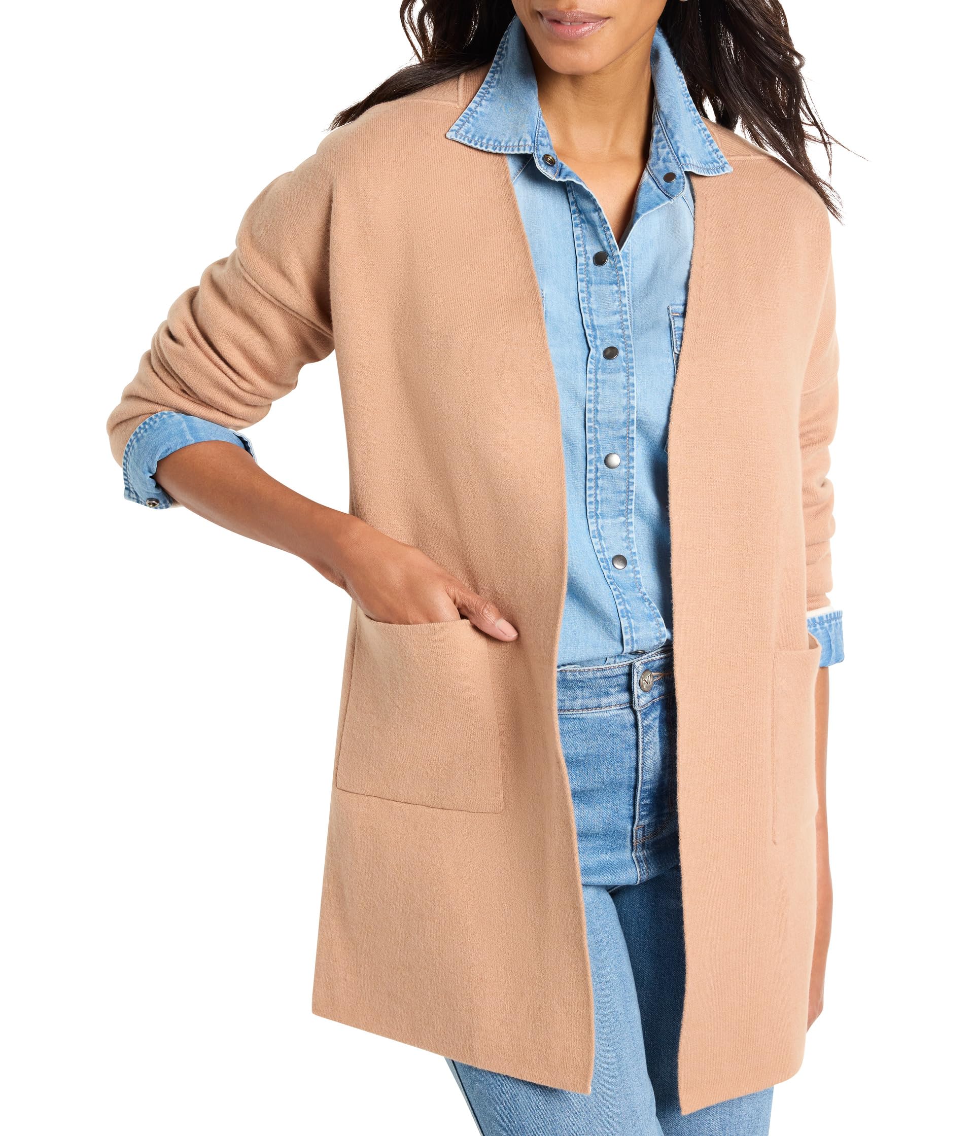 Petite Sunset Breeze Reversible Knit Jacket