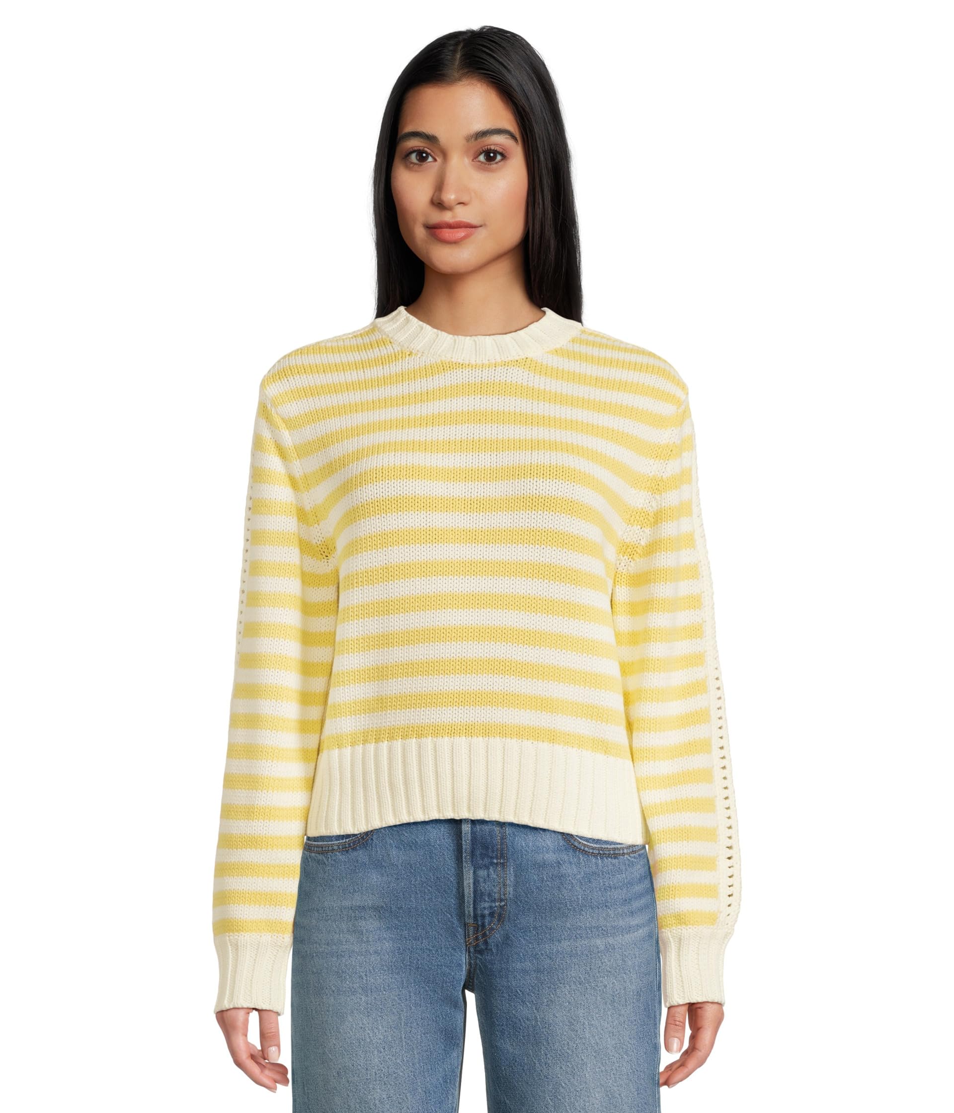 Merle Striped Crew Neck Sweater