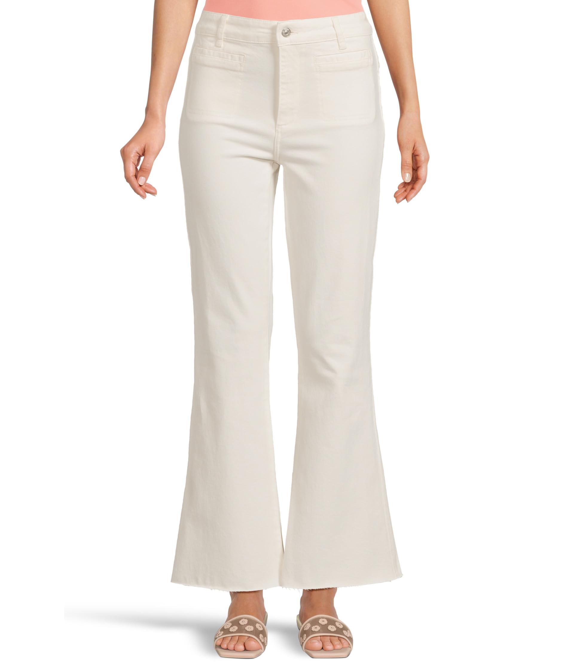 Marlow Skimmer with Welt Pockets in Tonal Ecru