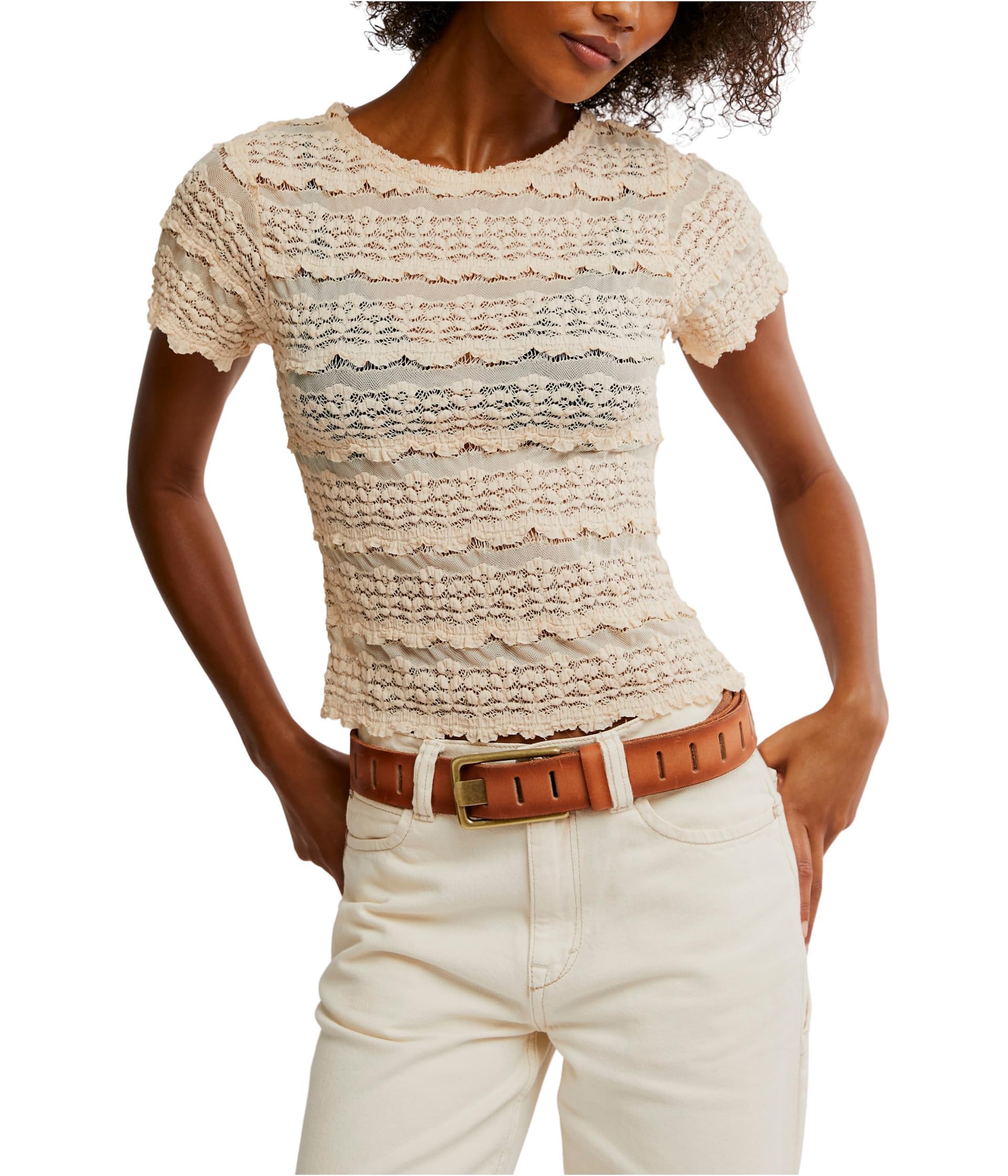 Angelina Lace Tee