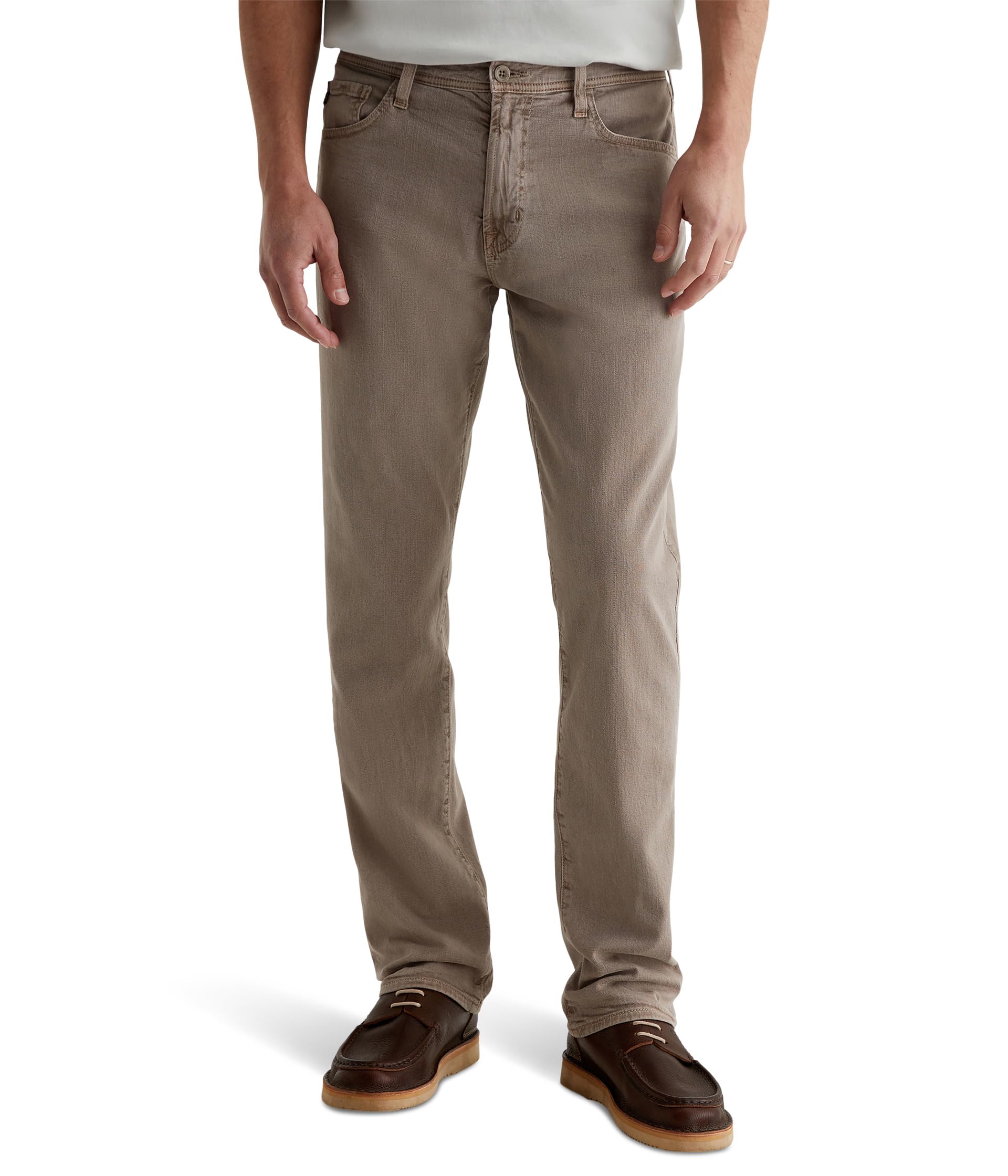 Everett Slim Straight Leg Denim in Sulfur Amber Dust