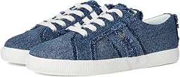 Lauren Ralph Lauren Janson Denim Sneakers с эффектом потертости