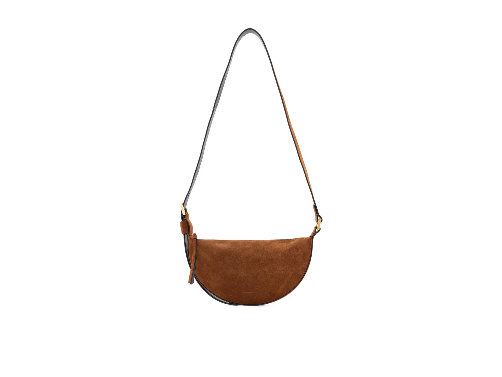 Half Moon Suede Crossbody