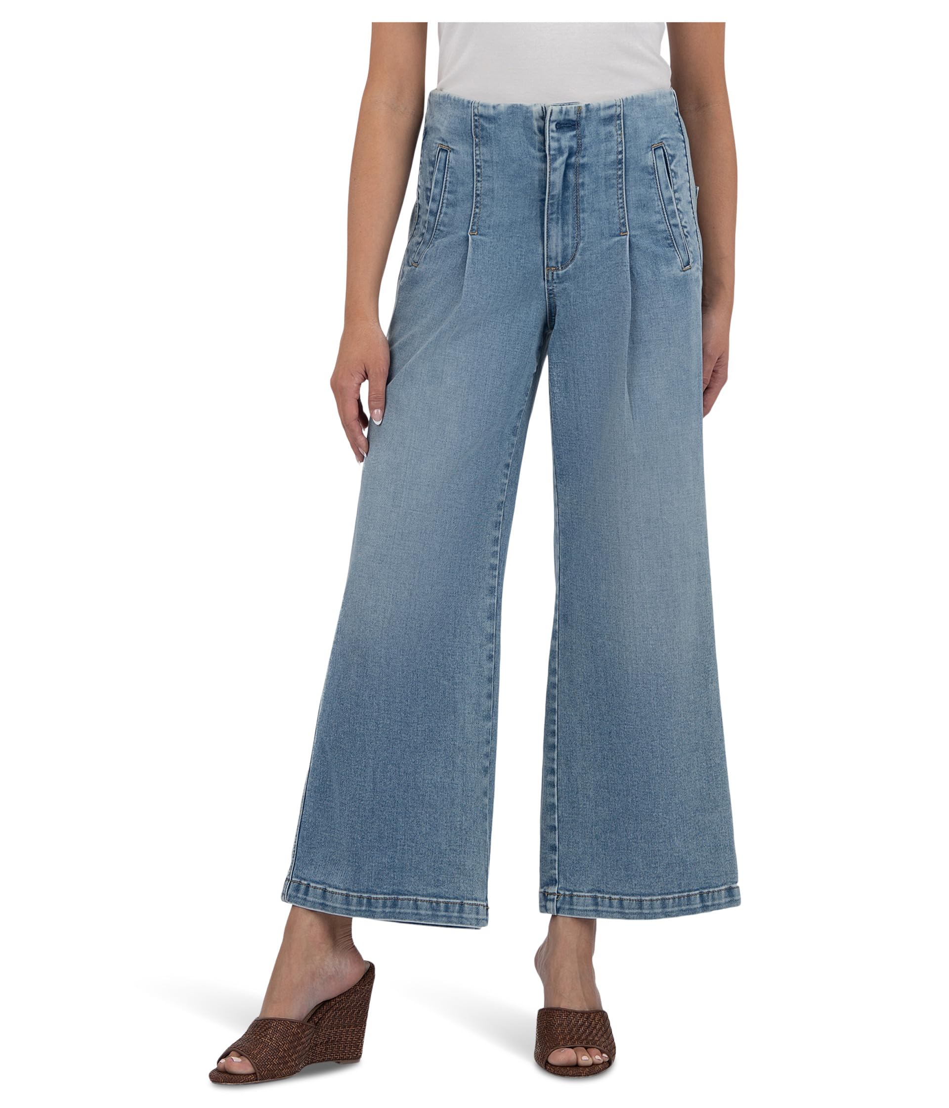 Meg High Rise Wide Leg With Front Welt