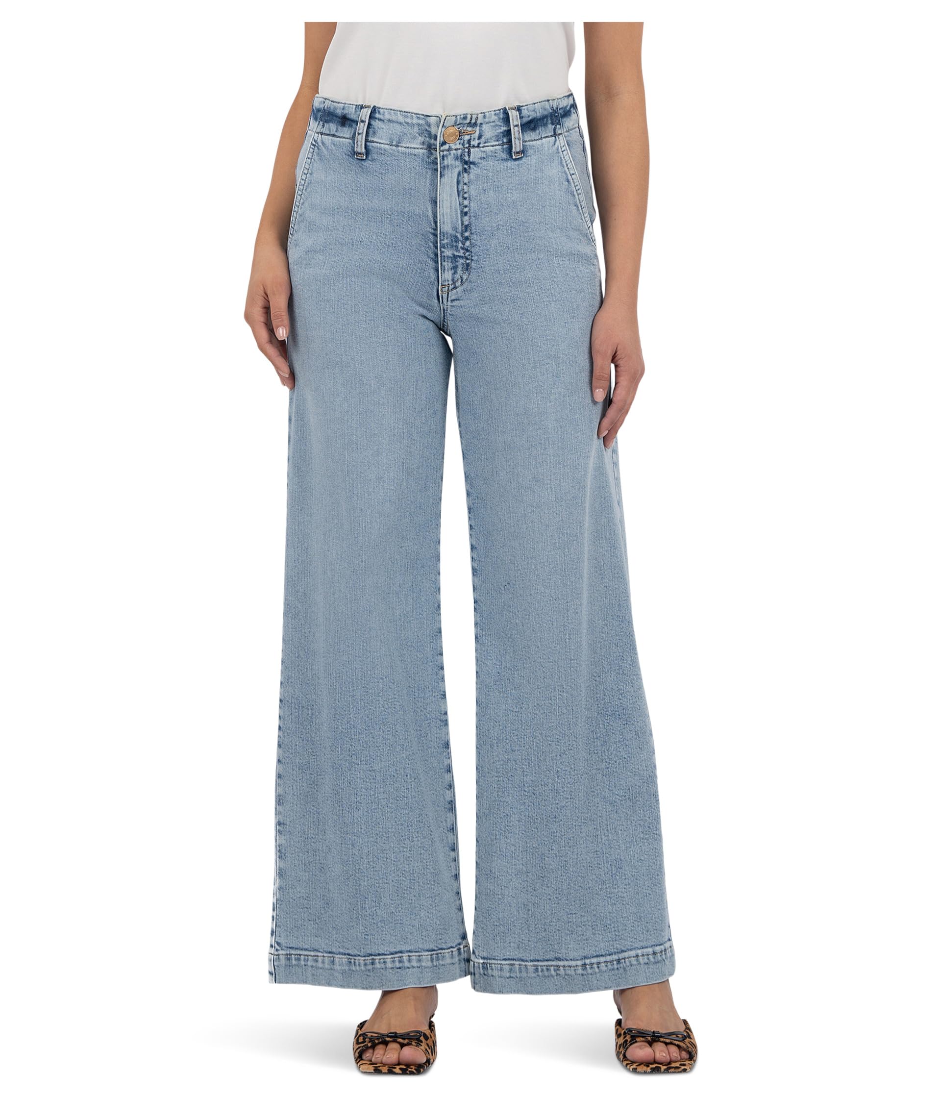 Jean High Rise Wide Leg With Trouser Pocket