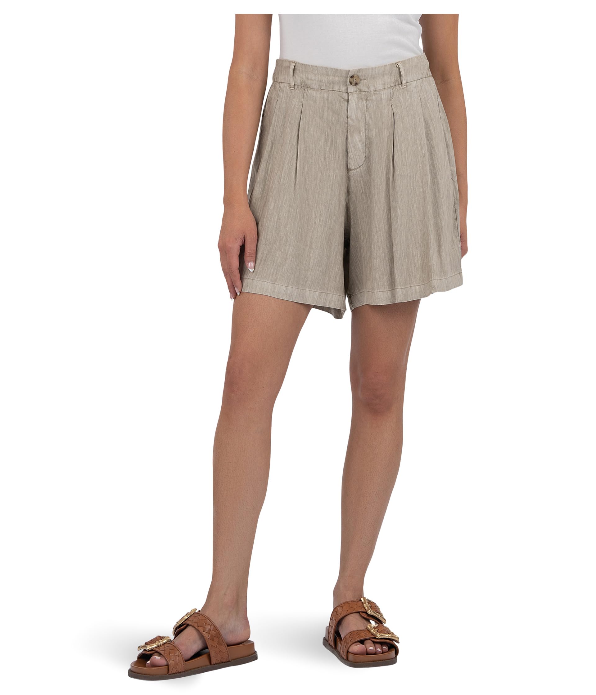 Catalina Pleated Shorts With Trouser Pocket